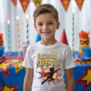 Superheld verjaardag jongens outfit top