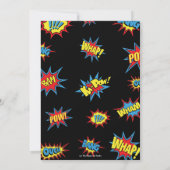 Superheld Verjaardag Party Boy Girl Afbeelding Fot Kaart (Achterkant)