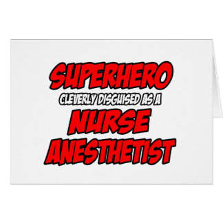 Superheld.. verpleegster Anesthetist