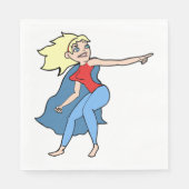 Superheld Vrouw Servet (Voorkant)