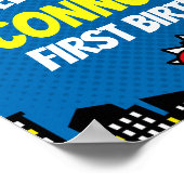 Superheld Welkomstteken Poster (Hoek)