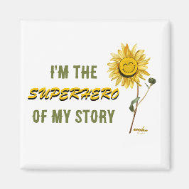 Superheld witte magneet van de dichter Adiela Akoo