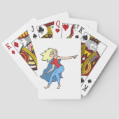 Superheld Woman Pokerkaarten (Achterkant)
