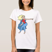 Superheld Woman T-shirt (Voorkant)