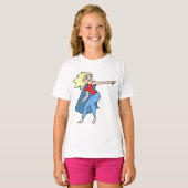 Superheld Woman T-shirt (Voorkant volledig)