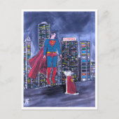 Superhelden Beste Vriendin Schilderij van Alfred F Briefkaart (Voorkant)