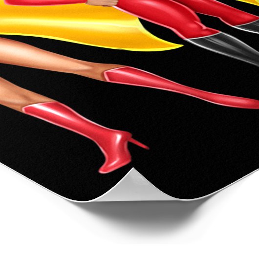 Superhelden Biden &amp; Kamala Harris 2021 Poster (Hoek)