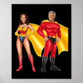 Superhelden Biden &amp; Kamala Harris 2021 Poster (Voorkant)