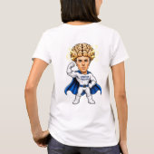 Superhelden Brein Kracht T-shirt (Achterkant)