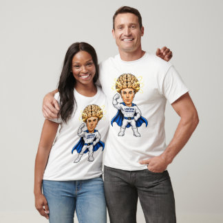 Superhelden Brein Kracht T-shirt