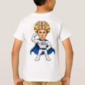 Superhelden Brein Kracht T-shirt (Achterkant)