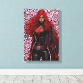 Superhelden Canvasprint Canvas Afdruk (Insitu (Houten vloer))