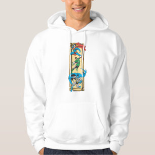 Superhelden in actie hoodie