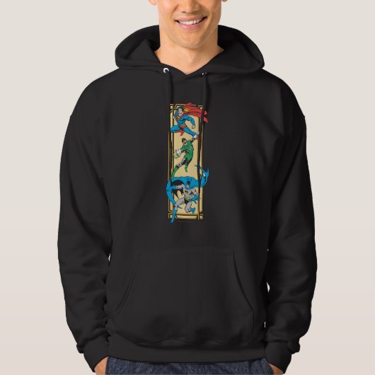Superhelden in actie hoodie (Voorkant)