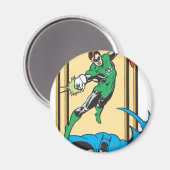 Superhelden in actie magneet (Voorkant / Achterkant)