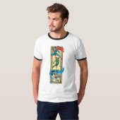 Superhelden in actie t-shirt (Voorkant volledig)