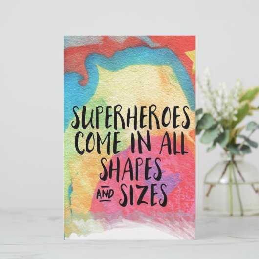 superhelden-inspirerend- briefpapier (Staand voorkant)