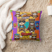 Superhelden Kawaii Gopher Prints Kussen (Deken)