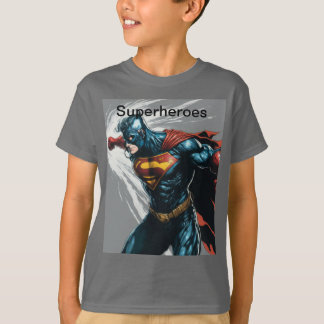 Superhelden kinder T-shirt