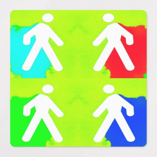 Superhelden Labels (Design 2)