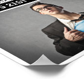 Superhelden of schurken verjaardagsfeestje welkom poster (Hoek)