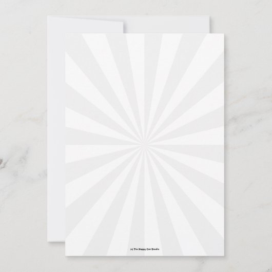 Superhelden of Villains Birthday Party Superheld Kaart (Achterkant)