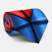 Superhelden - Rood en Blauw Stropdas (Opgerold)