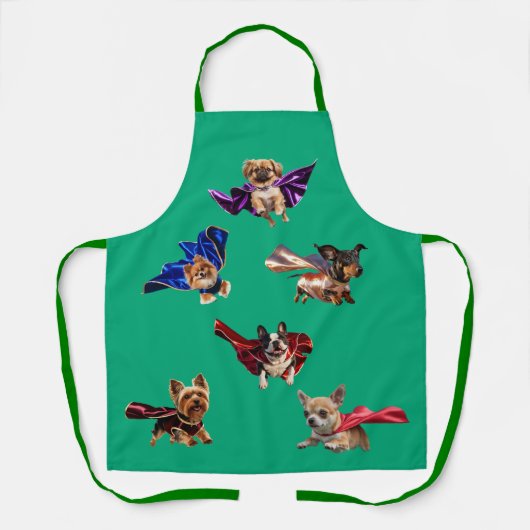 Superhelden Schort voor Kleine Honden (Voorkant)