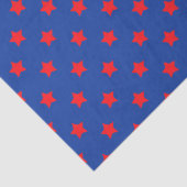 Superhelden Strips Sterren Rood Blauw Superster Ki Tissuepapier (Detail)