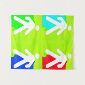 Superhelden Wandkleed (Voorkant (horizontaal))