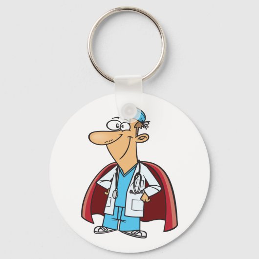 Superheldendokter Sleutelhanger (Achterkant)