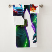 superheldenhandset bad handdoek (Insitu)