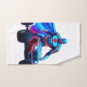 superheldenhandset bad handdoek (Handdoek)