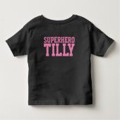 superheldenmeisje shirt (Achterkant)