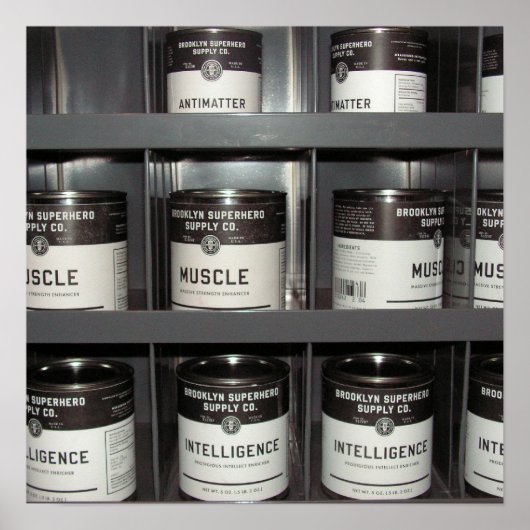 Superheldenvoorraad Poster (Voorkant)