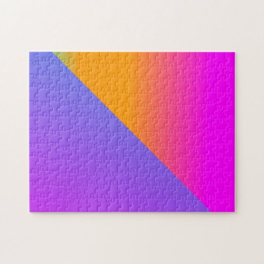 Superheldere tweetone geometrische driehoek legpuzzel (Horizontaal)