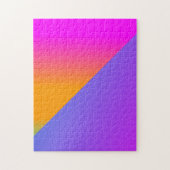 Superheldere tweetone geometrische driehoek legpuzzel (Verticaal)