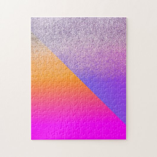 Superheldere tweetone geometrische driehoek zollin legpuzzel (Verticaal)