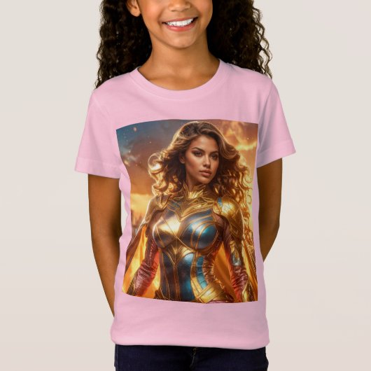 SUPERHELDIN - VROUWELIJKE SUPERHELDIN T-SHIRT (Voorkant)