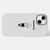 Superheldregels Case-Mate iPhone Case (Achterkant (horizontaal))