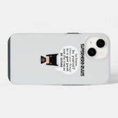 Superheldregels iPhone Hoesje (Achterkant horizontaal)