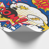 Superhero Blast Wallpaper Cadeaupapier (Hoek)