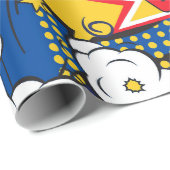 Superhero Blast Wallpaper Cadeaupapier (Rol Hoek)