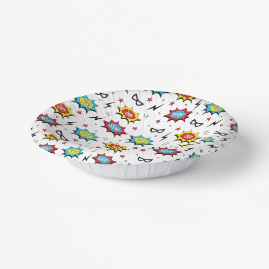 Superhero-bord Papieren Kommen (Gebogen)