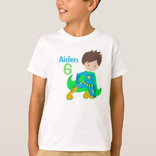 Superhero Boy Verjaardagsfeestje Aangepaste Kinder T-shirt