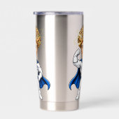 Superhero Brain Power Geïsoleerde Drinkbeker (Rechts)