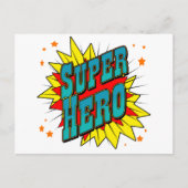 SuperHero Briefkaart (Voorkant)