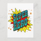 SuperHero Briefkaart (Voorkant)