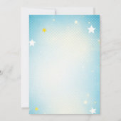 Superhero Cartoon Boy Birthday Party Kaart (Achterkant)