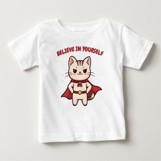 Superhero Cat Believe in Yourself (Voorkant)
